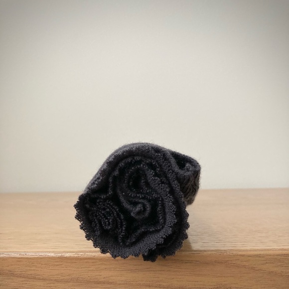 joodito 100% merino wool sweater snood scarf neck warmer cowl shawl collar gray - Picture 7 of 8